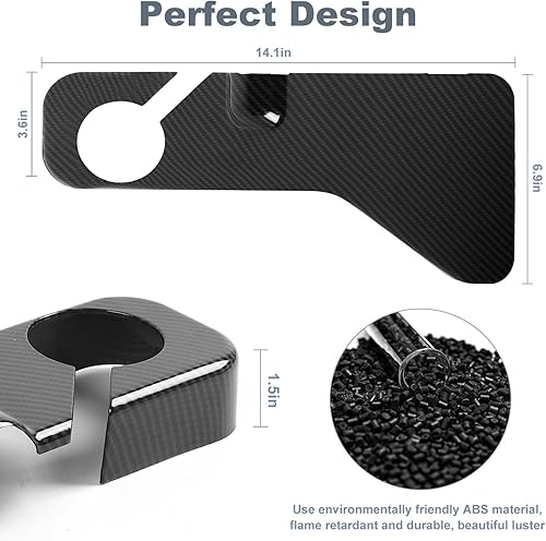 Vista 5 de JWWY Cubierta para compartimento del motor del tanque de refrigerante Challenger para Dodge Challenger Charger Chrysler 300c Accesorios 2011-2025+