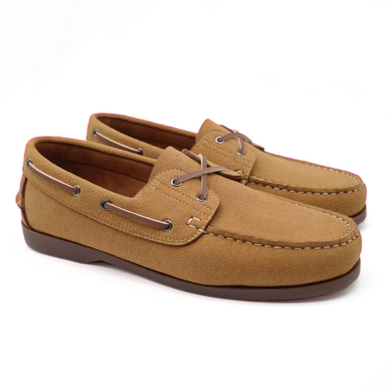 Finishing & Sewing Chaussures Bateau Classiques pour Hommes