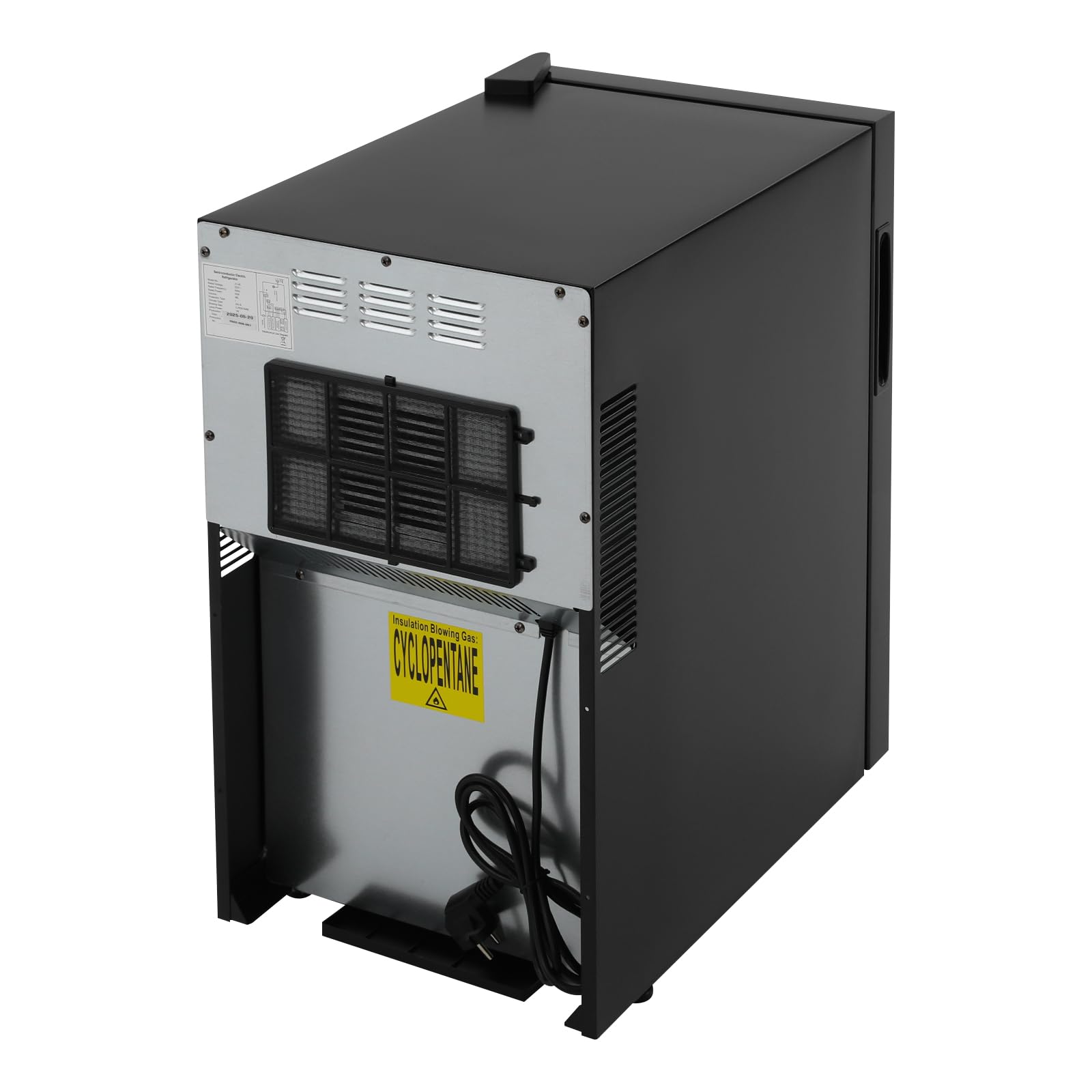 Weinkühlschrank mit Glastür 18 Flaschen 46 Liter 12–18°C LED-Beleuchtung leise