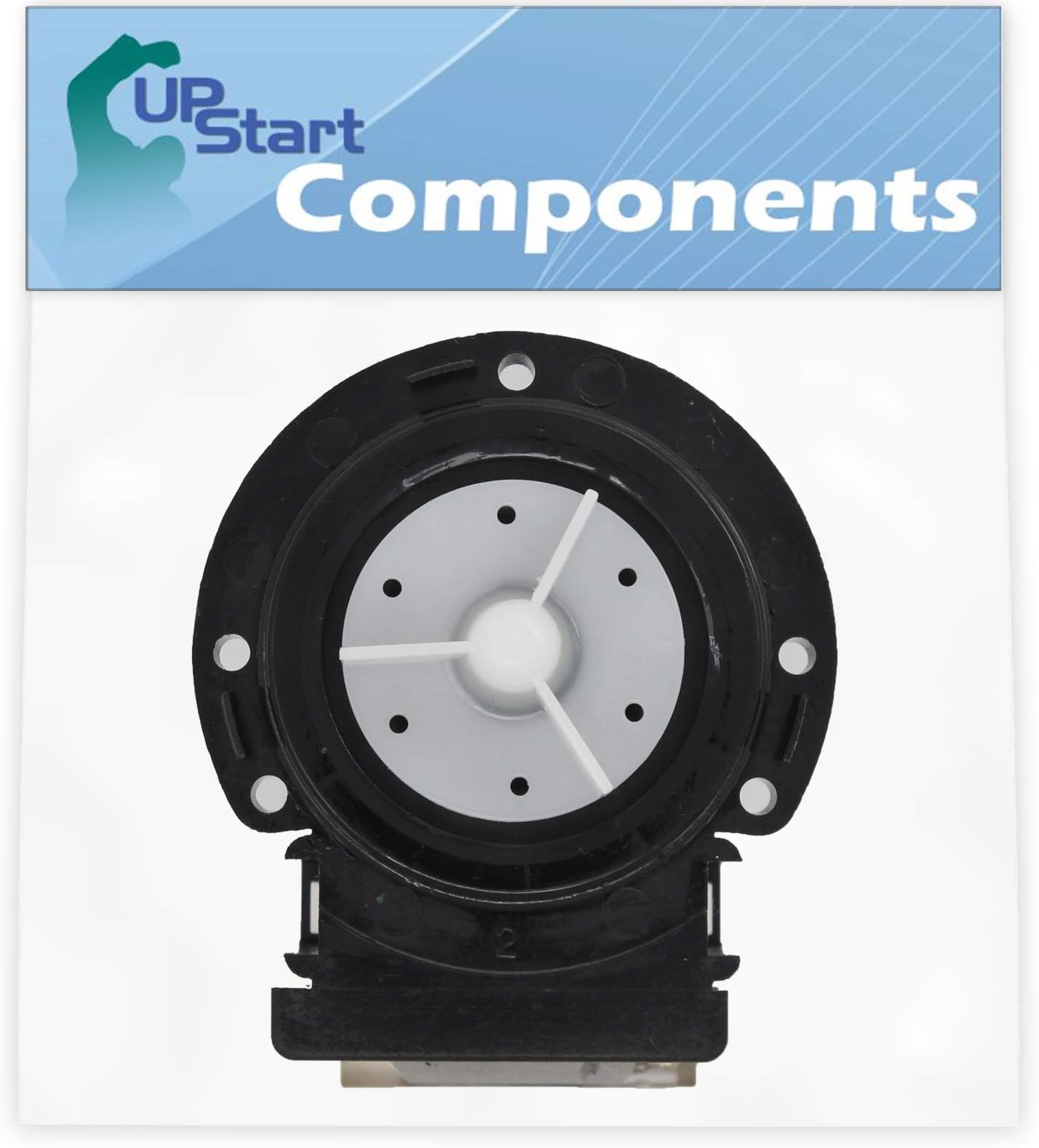 4681EA2001T Washer Drain Pump Motor Replacement for LG WM3677HW (ABWEEUS) Washing Machine - Compatible with 4681EA2001T Water Pump - UpStart Components Brand