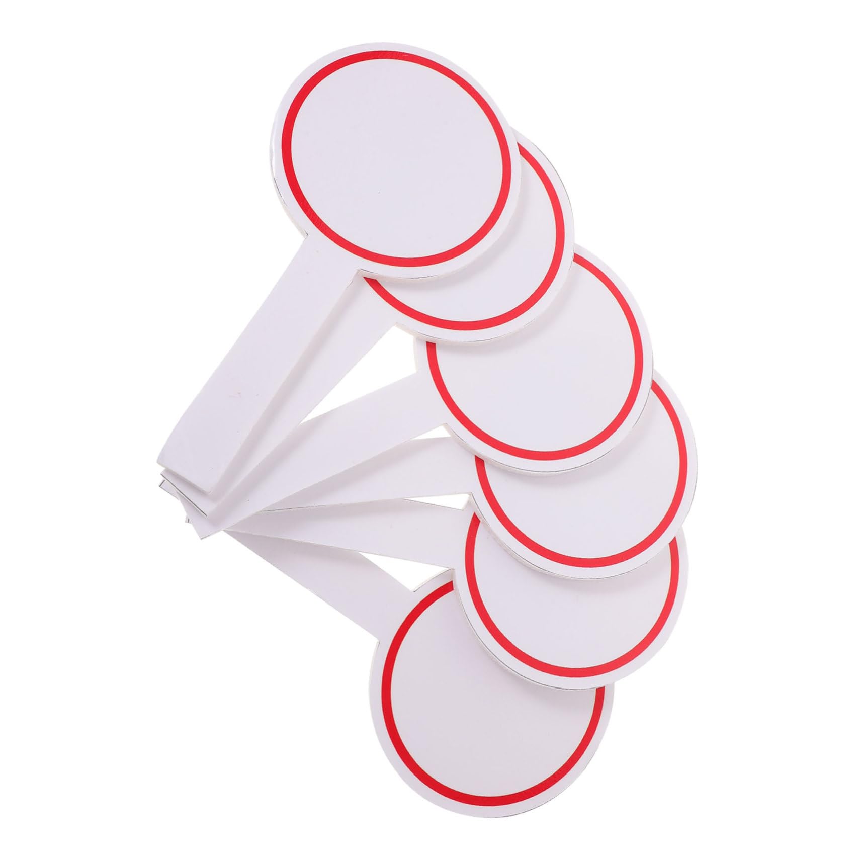 18pezzi Paddles Lavagna Cancellabile Per e Scoring Lavagna Portatile Monofacciale Per e Attività Didattiche