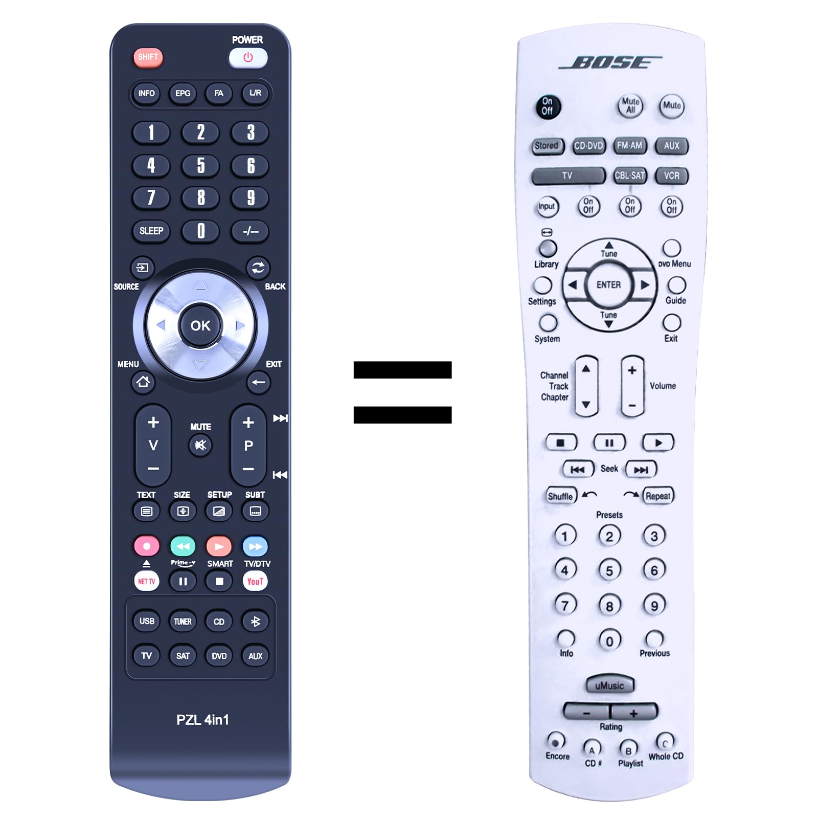 RC38T1-27 Replacenment Renmte Control Intended for Bose Lifestyle Series 38/48 AV38/AV48