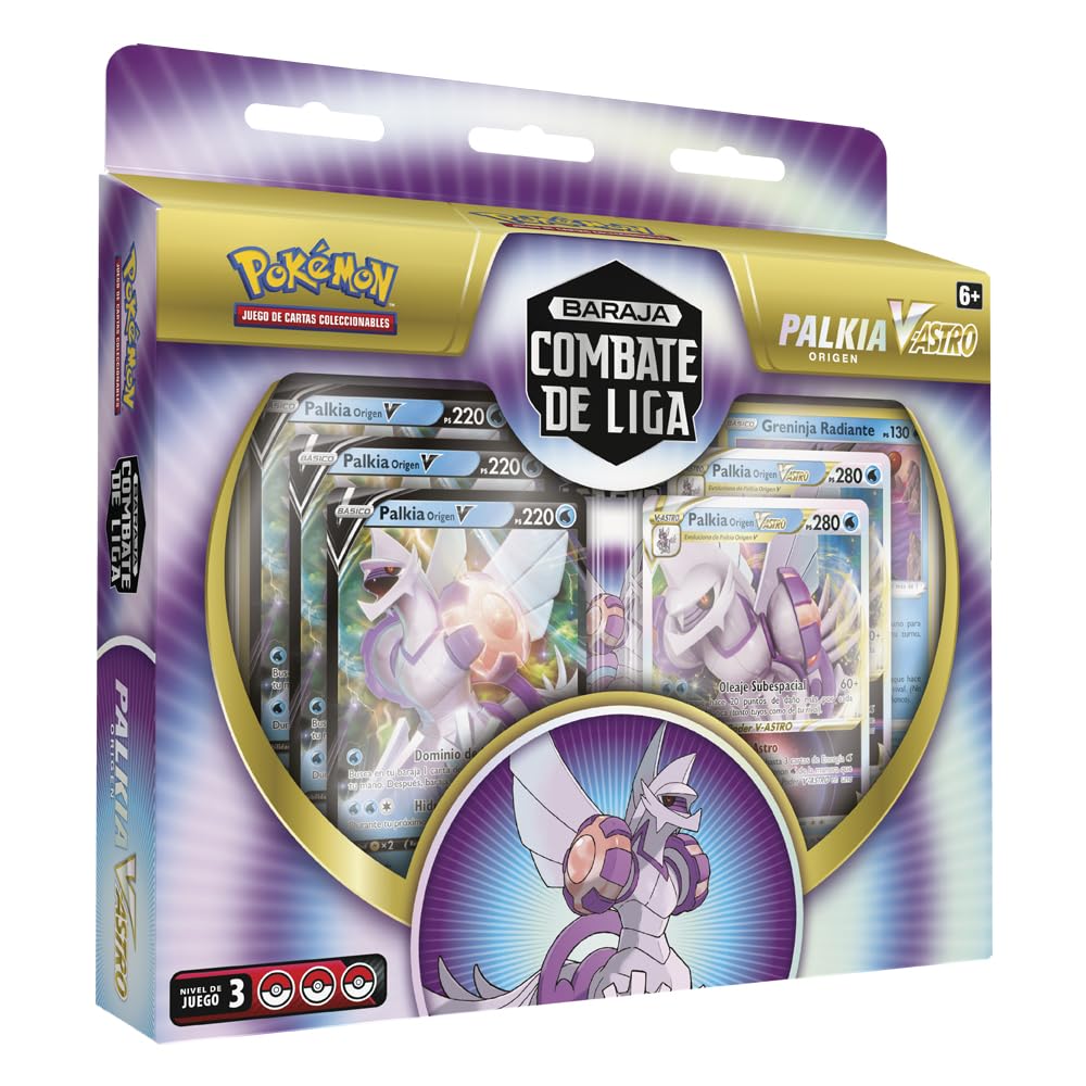 BANDAI - Juego de Cartas Pokémon TCG: League Battle Deck: Combate de Liga - Palkia V-Astro - PC50365 Multicolor - Cartas Coleccionables para Fanaticos de Pokémon - Versión en Español