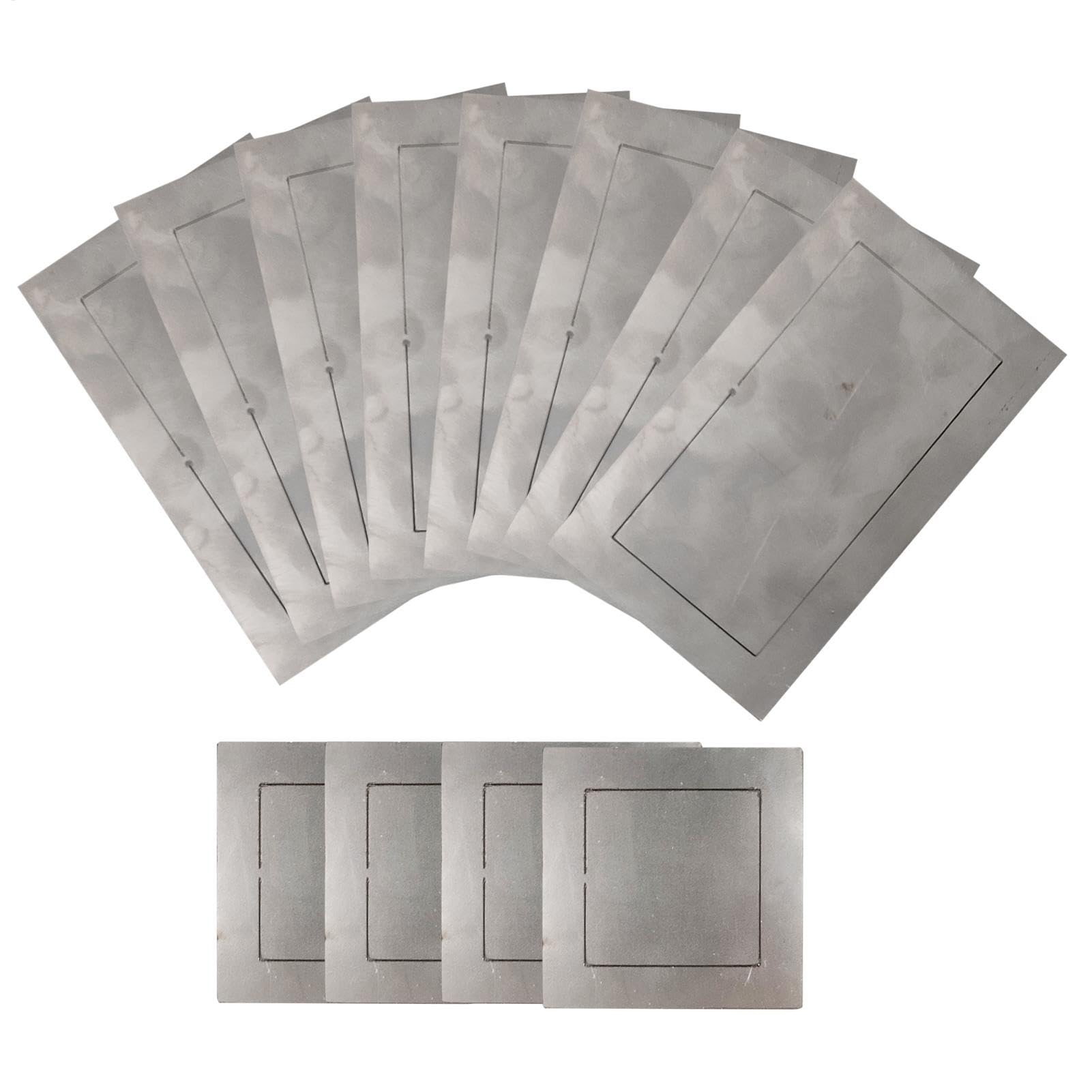 Feuille de pratique de soudage au bâton avec coupons de fer robustes pour stabiliser l'arc
