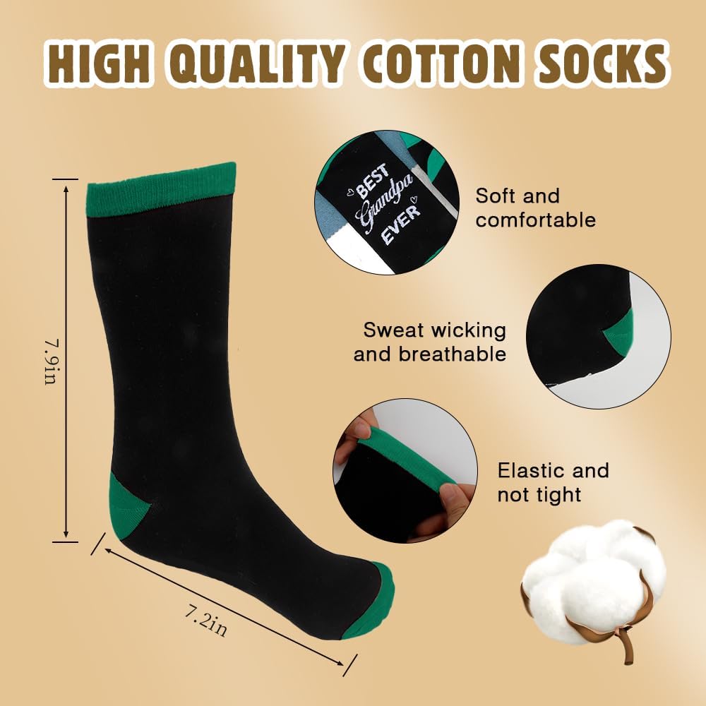 Grandparents Christmas Gifts,Grandpa Christmas Gifts,Stocking Stuffers for Grandpa,Grandpa Gifts,Grandpa Fathers Day Gift,Grandpa Socks,Best Grandpa Gifts,Grandparents Day Gifts,Grandfathers Day Gifts - Image 2