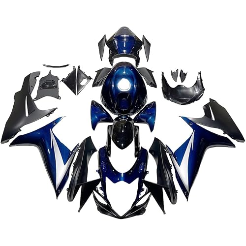 Fairing Kit Fit for Suzuki GSXR600 GSXR750 K11 2011 2012 2013 2014 2015 2016 2017 2018 2019 2020 2021 2022 2023 Fairings ABS Plastic Injection Bodywork Bodykit-Deep Blue Black