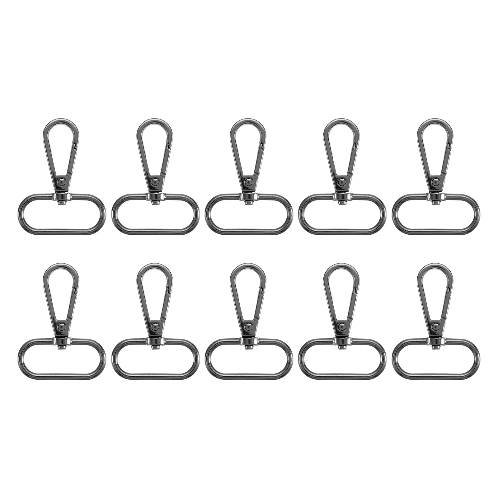 Lot De 10 Fermoirs Pivotants De 2,5 Cm Avec Anneau En D Pour Sangle