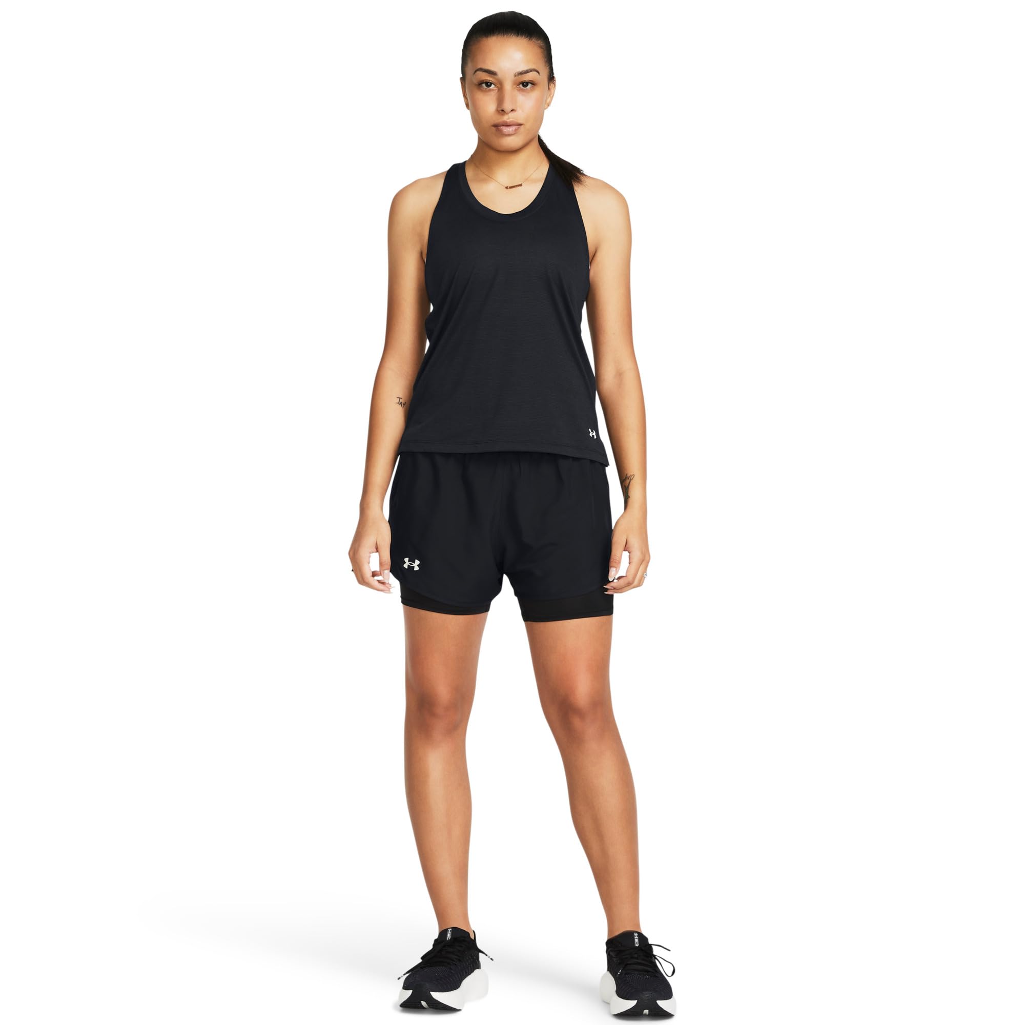 Under Armour Uomo UA Launch 7'' 2-in-1 Short, Pantaloncini Palestra Uomo, Shorts Uomo Elasticizzati in 4 Direzioni, Pantaloncini Uomo Sportivi Comodi e Traspiranti