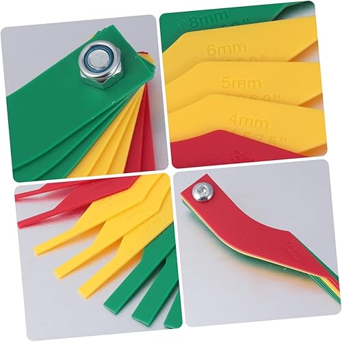 Miniatura 4 de Medidor de pastillas de freno para pastillas de freno de automóvil, herramienta de regla de grosor, conveniente y práctico para uso en el garaje en