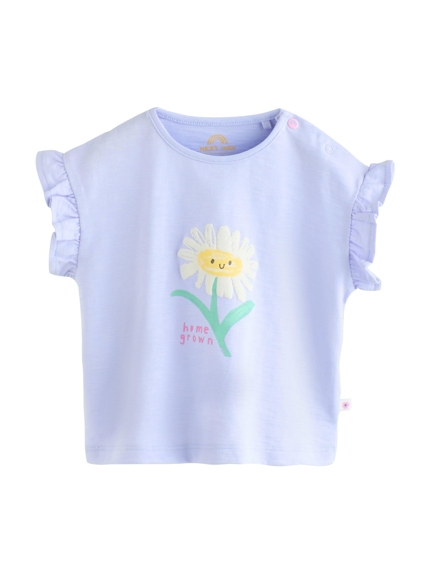 NEXT Baby Mädchen Baby Kurzarm-Oberteil und Shorts, 6-teiliges Set