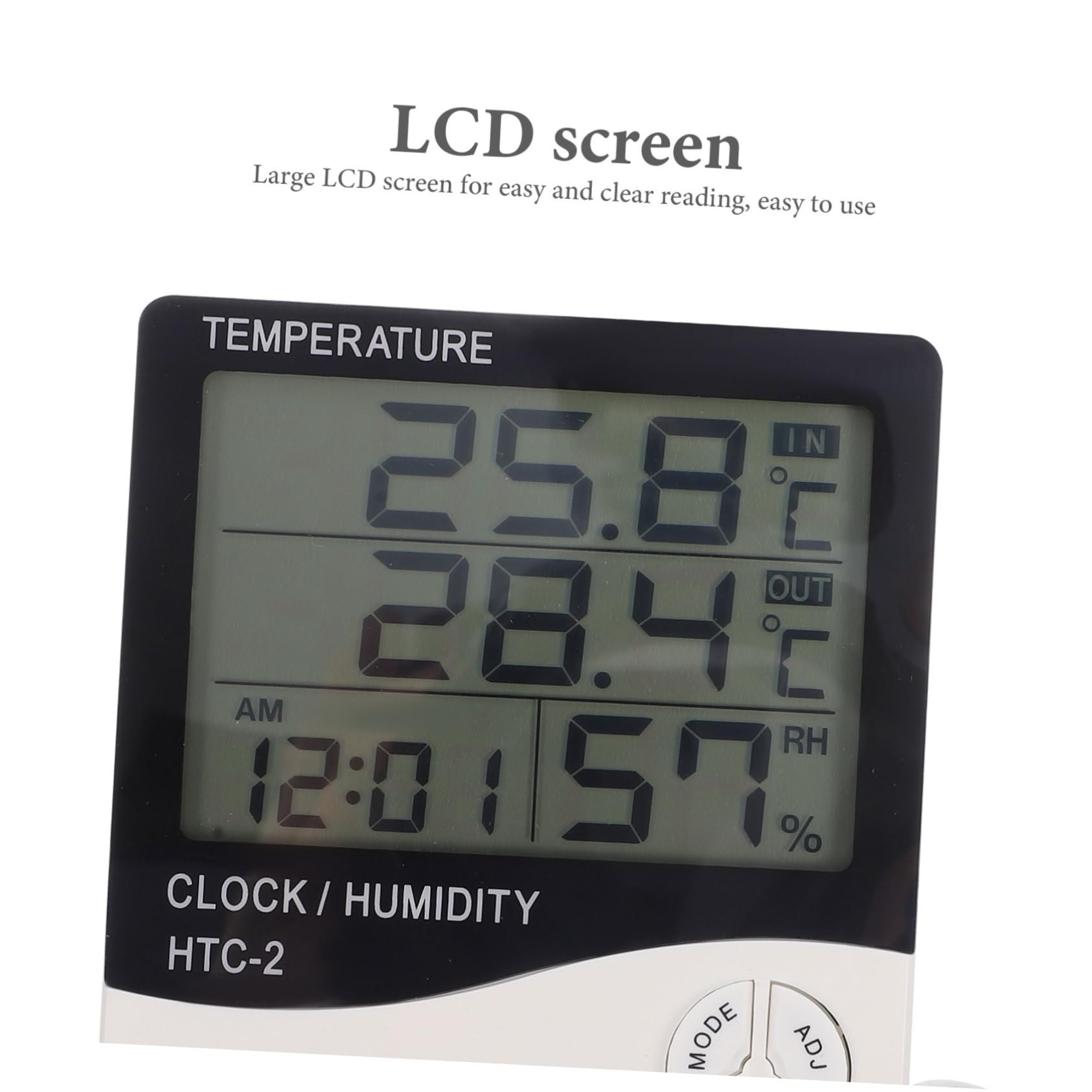 Mipcase 3piezas Digital Acuario Pantalla Lcd Monitor De Temperatura y Humedad Para Peceras Jardín y Oficina Para Mantener Un Saludable Para Peces
