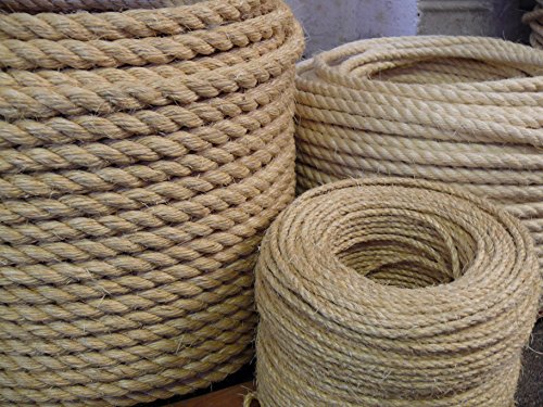 Westward Ropes Natural Rope - 10mm Sisal Natural Rope x 8 Metres
