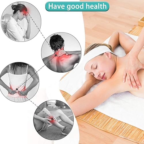 Miniatura 6 de Dkeli Mesa de masaje portátil, cama de spa plegable de 84 pulgadas de altura ajustable con 2 pliegues y funda de transporte, piel sintética,