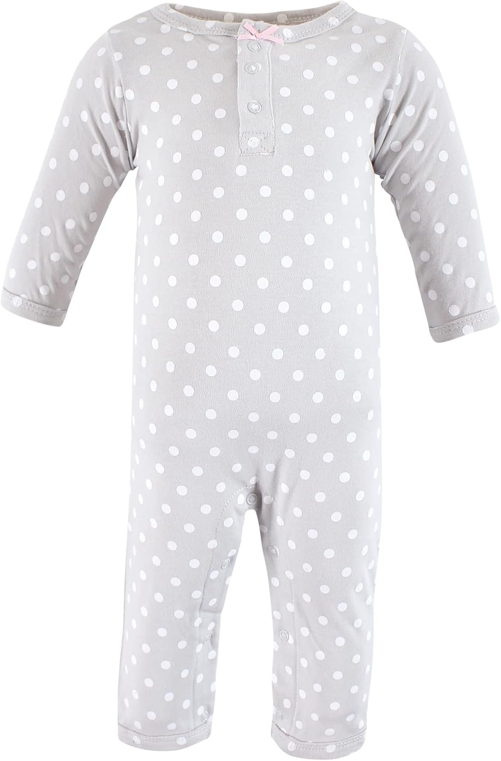 Hudson Baby Unisex baby Cotton Coveralls, Pink Gray Elephant, 12-18 Months, Pink Gray Elephant, 12-18 Months US - Image 5