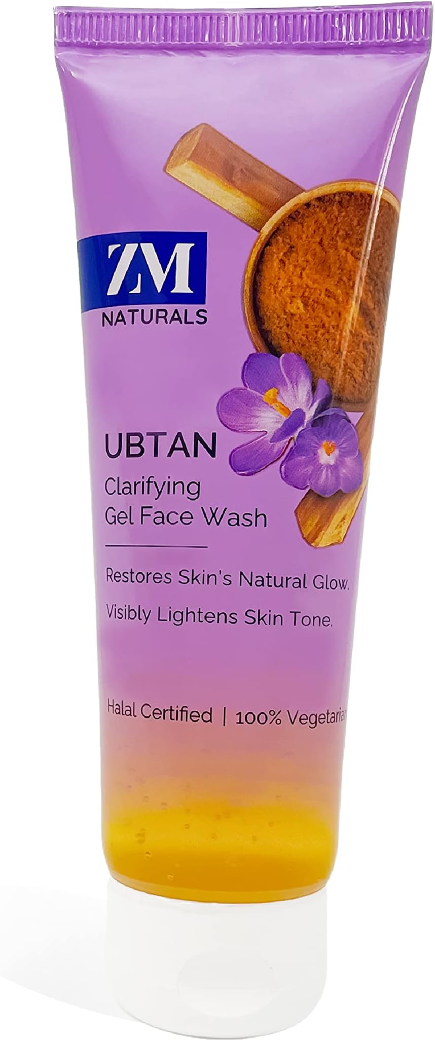 ZM Naturals Ubtan for Skin brightening with Saffron & Turmeric - 75 ml Face Wash
