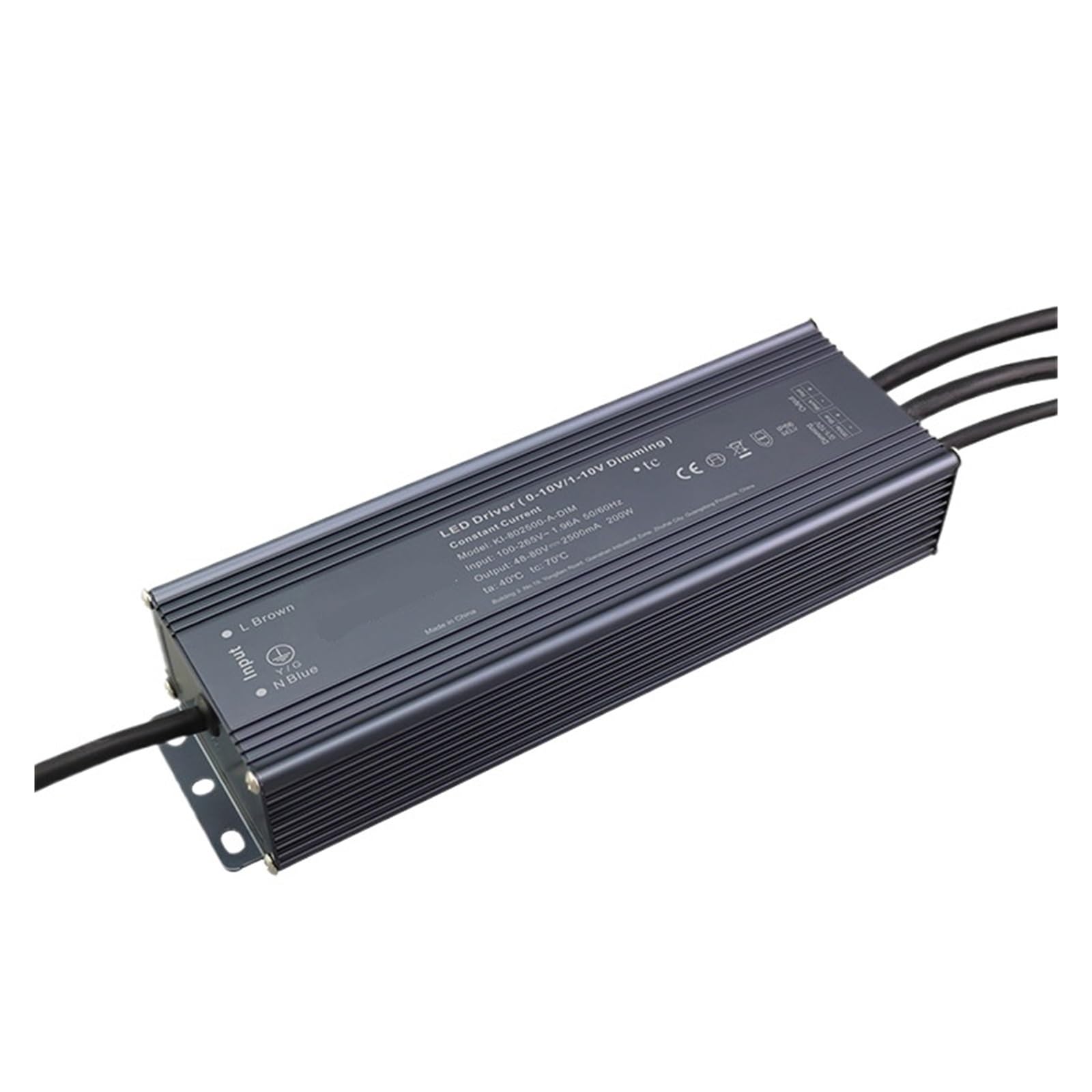 PWANUIGTE KI-20W-200W-PA-DIM Constant Current Moisture-Proof Power Supply Without Main lamp Downlight led Driver(200W)