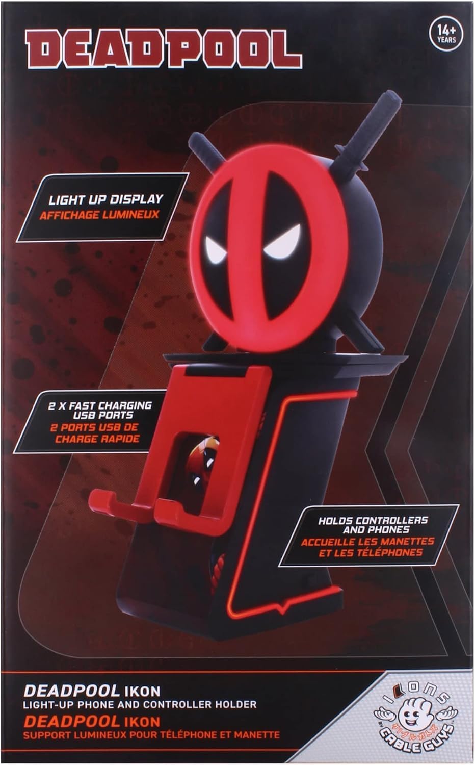 Deadpool Controller & Phone Stand - Marvel Cable Guy