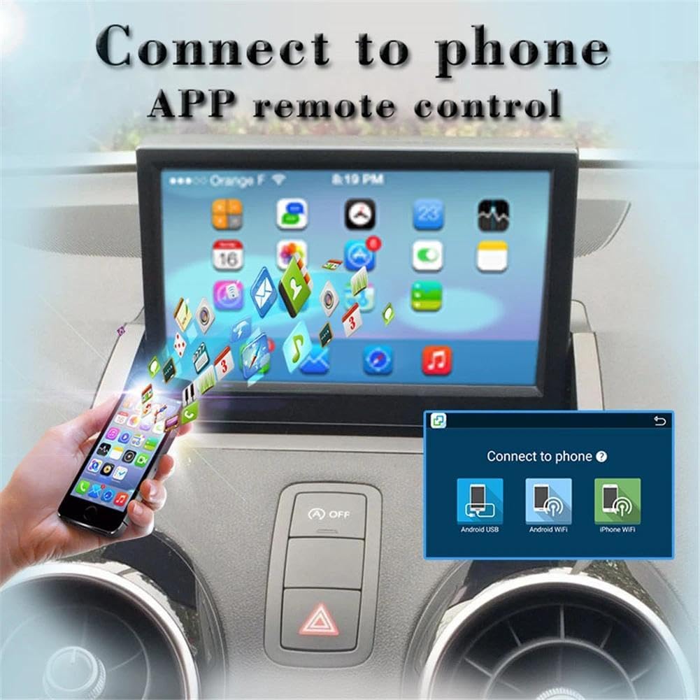 Android 13 Car Radio for Audi A1 2010- Stereo Upgrade 10.25 Inch IPS Screen GPS Navigation Replacement with Carplay Android Auto Bluetooth SWC DSP RDS 4G WiFi(8 Core 8G+128GB,High Version)
