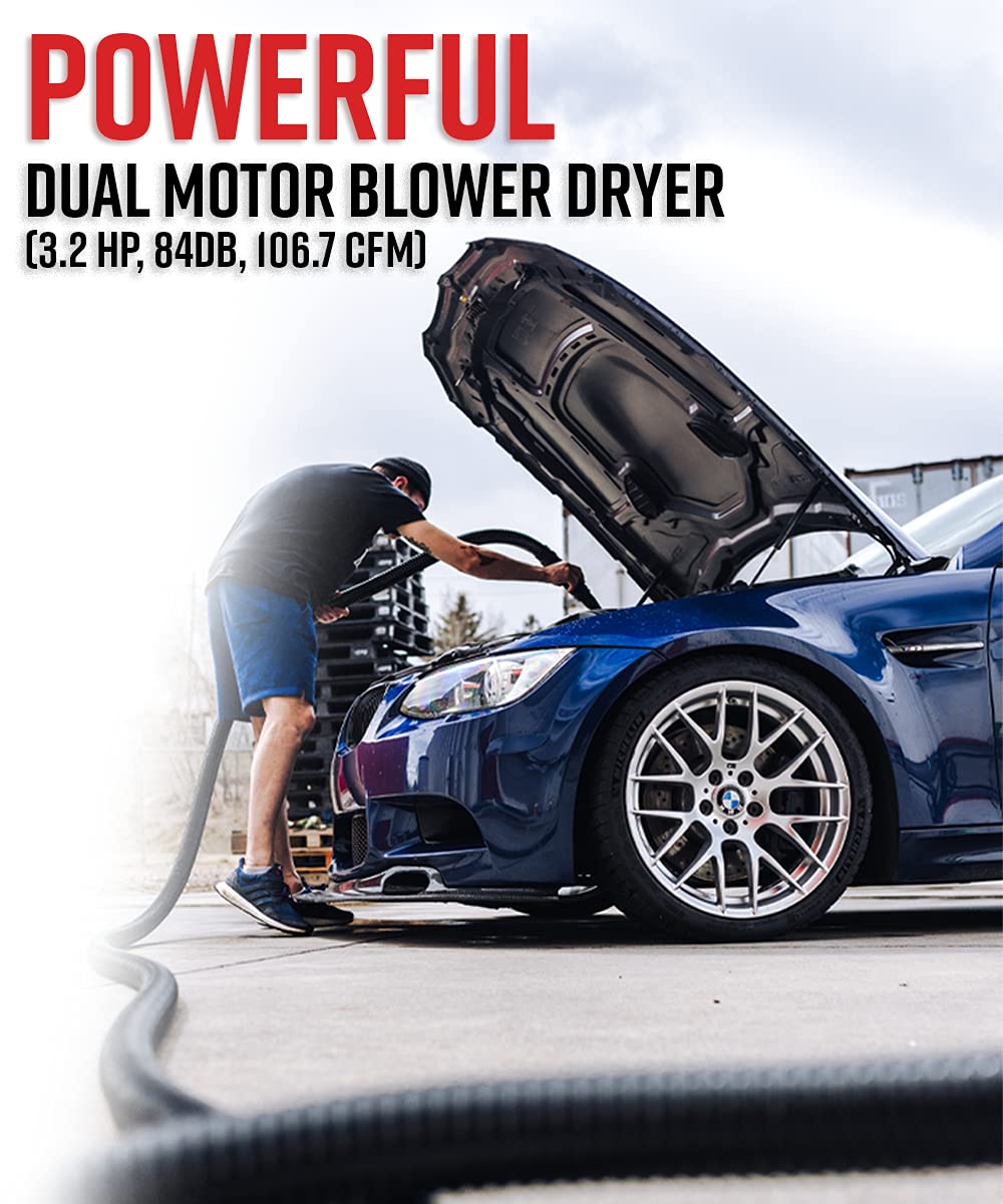 Adam's Air Cannon Car Dryer Blower Powerful Car Detailing Car Wash