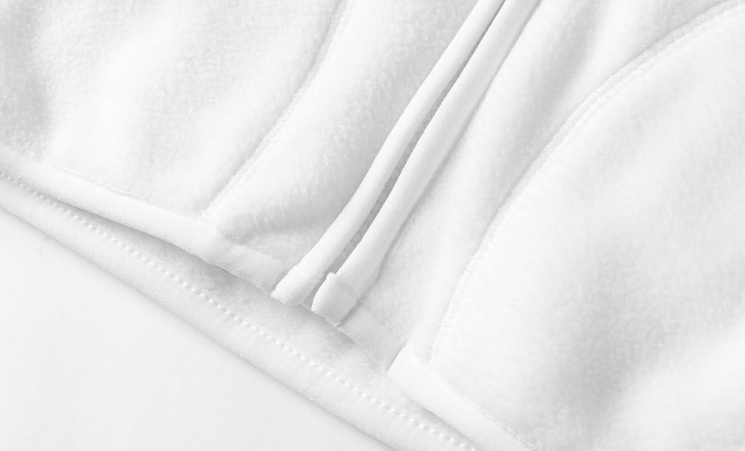 LittleSpring Boys Girls Lightweight Fleece Jackets Zip Up Solid Color 2-10 Years - Image 7