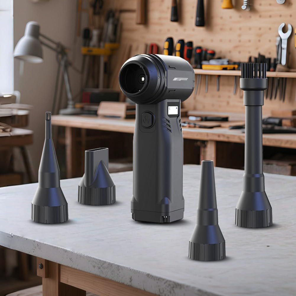 Violent Turbo Fan, Mini ventilatore portatile, 9 velocità Dust Blower, per spazzare fuoco al carbonio, spazzare polvere industriale, spazzare cenere, pulizia tastiera