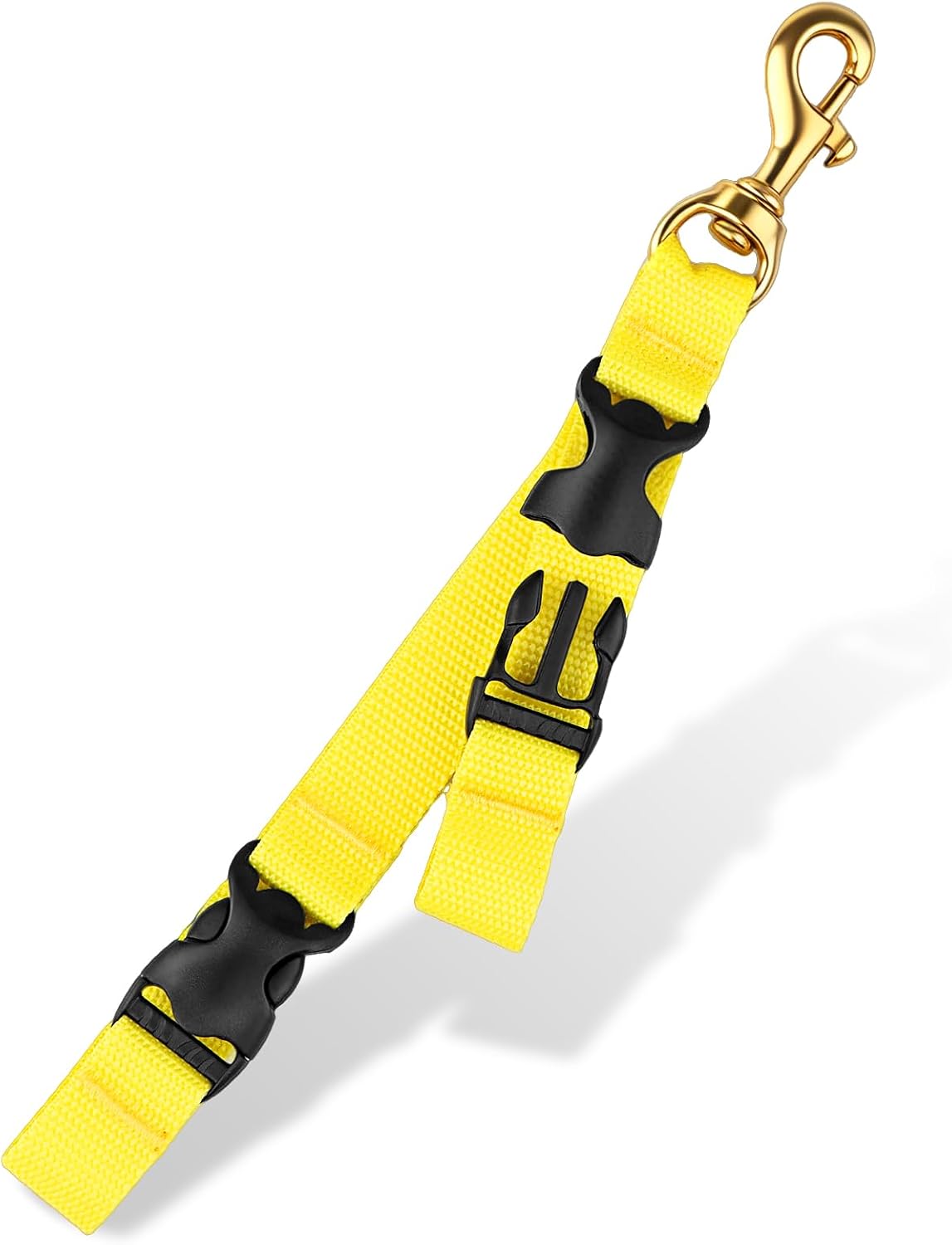 Scuba BC Fin Holder & Mask Clip with Quick Release Loop Lanyard | Diver Flippers and Mask Keepers with Dive Flag Band Strap for Diving & Fishing Equipments
