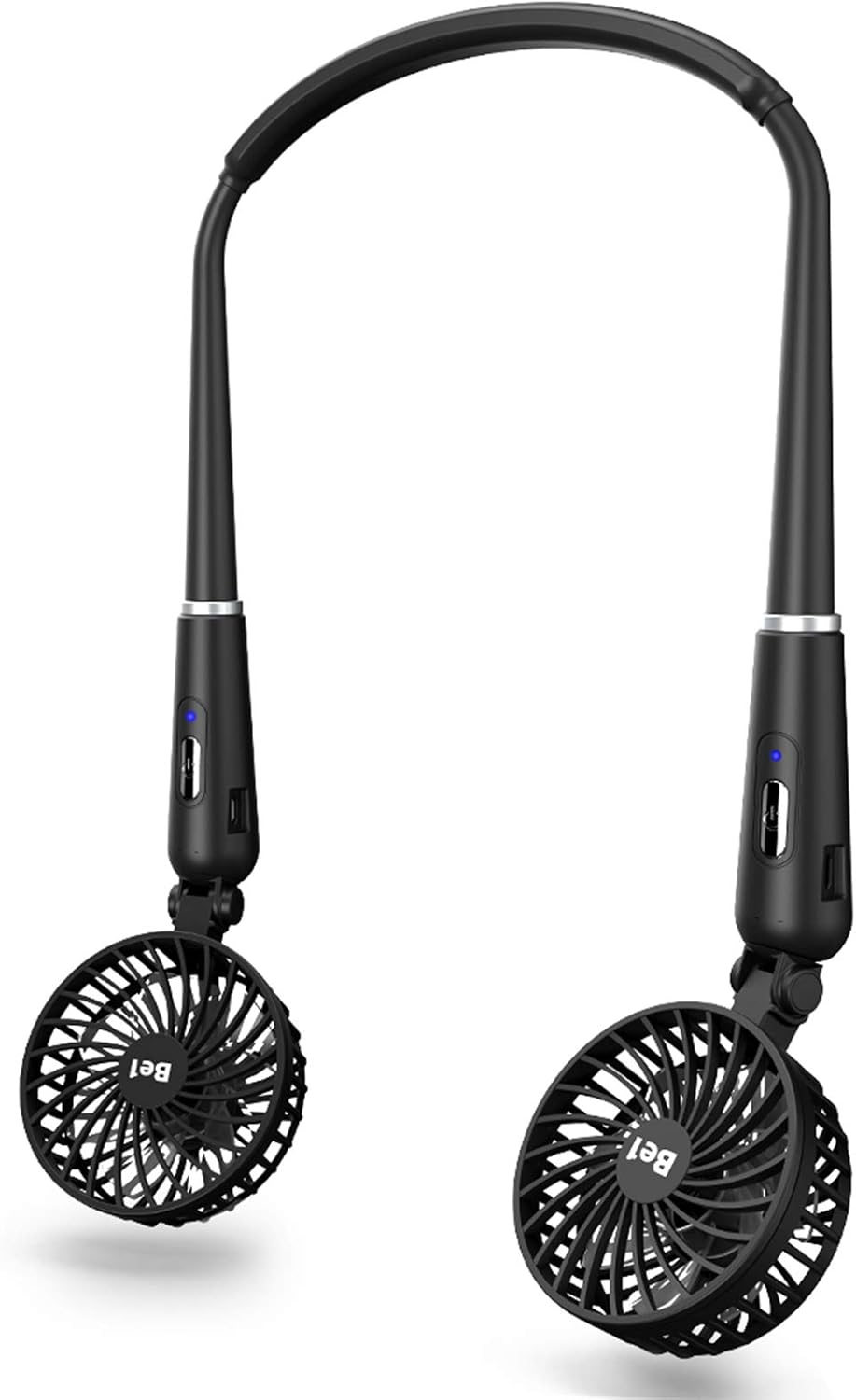 Hоt Dеаlѕ Personal Neck Fan,Hand-Free Fan,USB Battery Operated Neckband Fan for Sports Home Office,2 Speeds Left and right control,Comfortable Flexible Gooseneck,Strong Wind