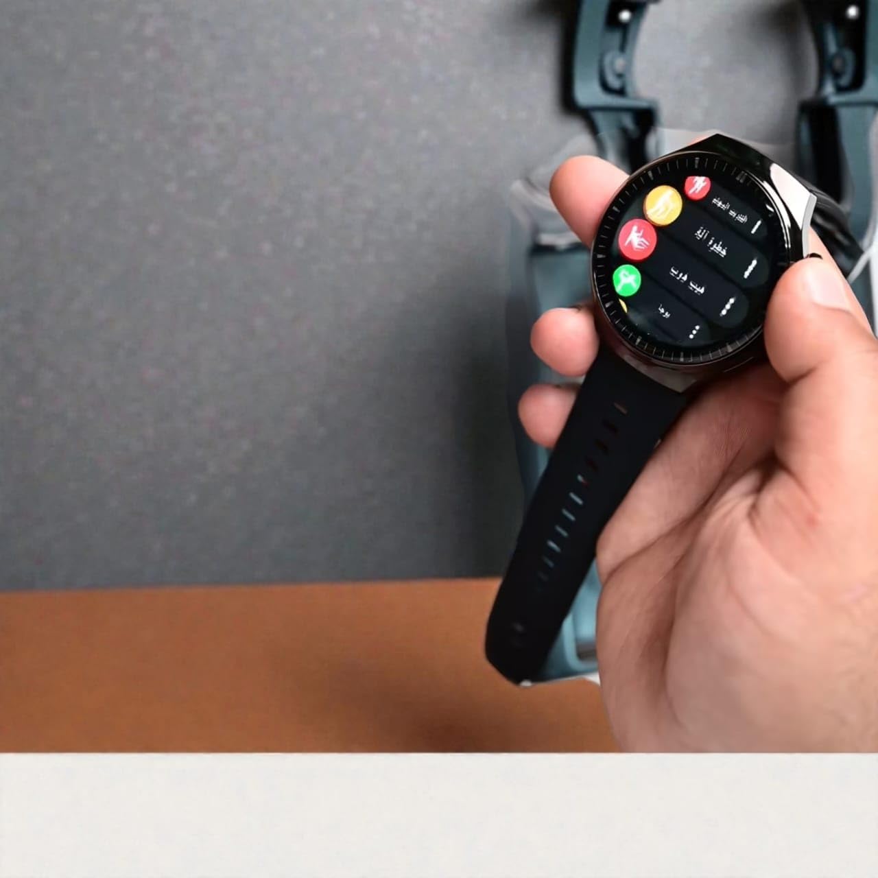 ساعة ذكية مع مكالمات بلوتوث، 3 أساور قابلة للتبديل...