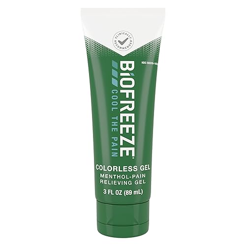 Gel para el alivio del dolor Biofreeze, 8 oz, frasco con dosificador, fórmula original ecológica, analgésico, 13457, 1