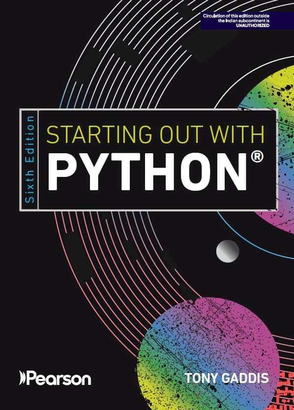 Buy Starting Out With Python,6e Book Online at Low Prices in India ...
