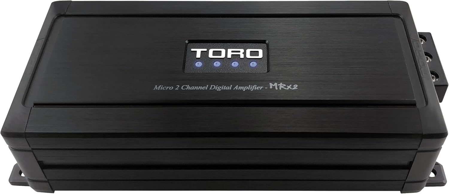 Bеѕt Dеаl Chеар 🛒 TORO TECH – MRx2, 110w x 2 RMS @ 4 Ohm – 150w x 2 RMS @ 2 Ohm Micro Sized Multi Channel Car Amplifier, Sound Quality Class D Design, Built-in Auto Sensing Turn-On, Full Range or Subwoofer Speaker