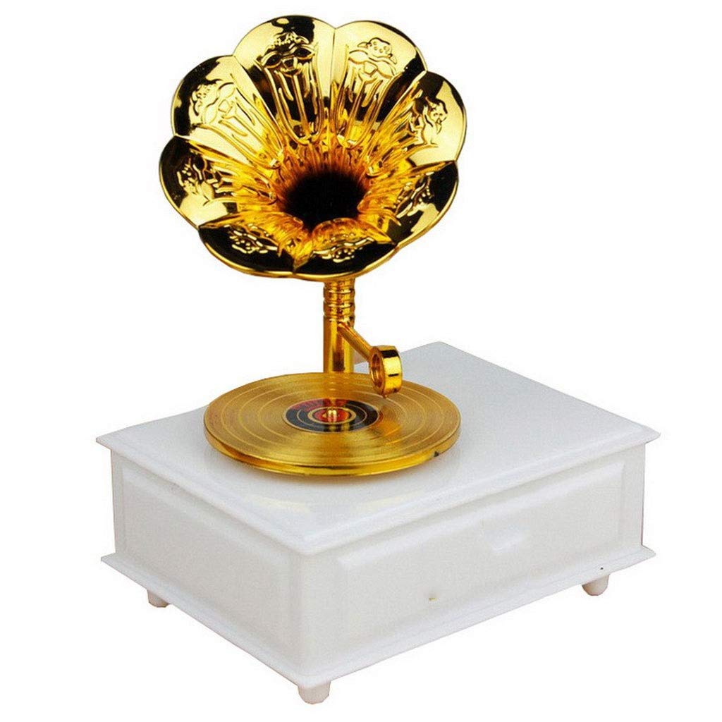 Cadeaux rétro, Plateau tournant, Gramophone, boîte à Musique, décoration de Studio, Ornements d'anniversaire