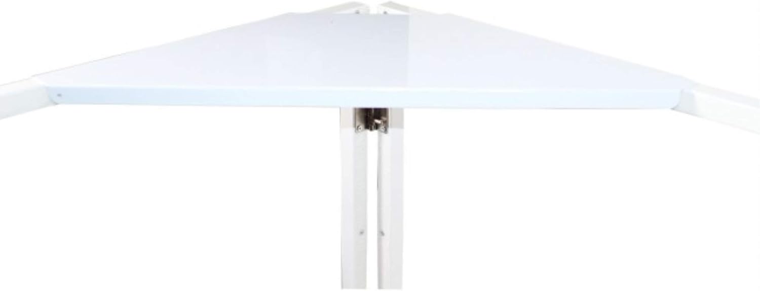 Prox XF-CSWX2 Universal Set of Aluminum Corner Shelves for DJ Facades White Finish