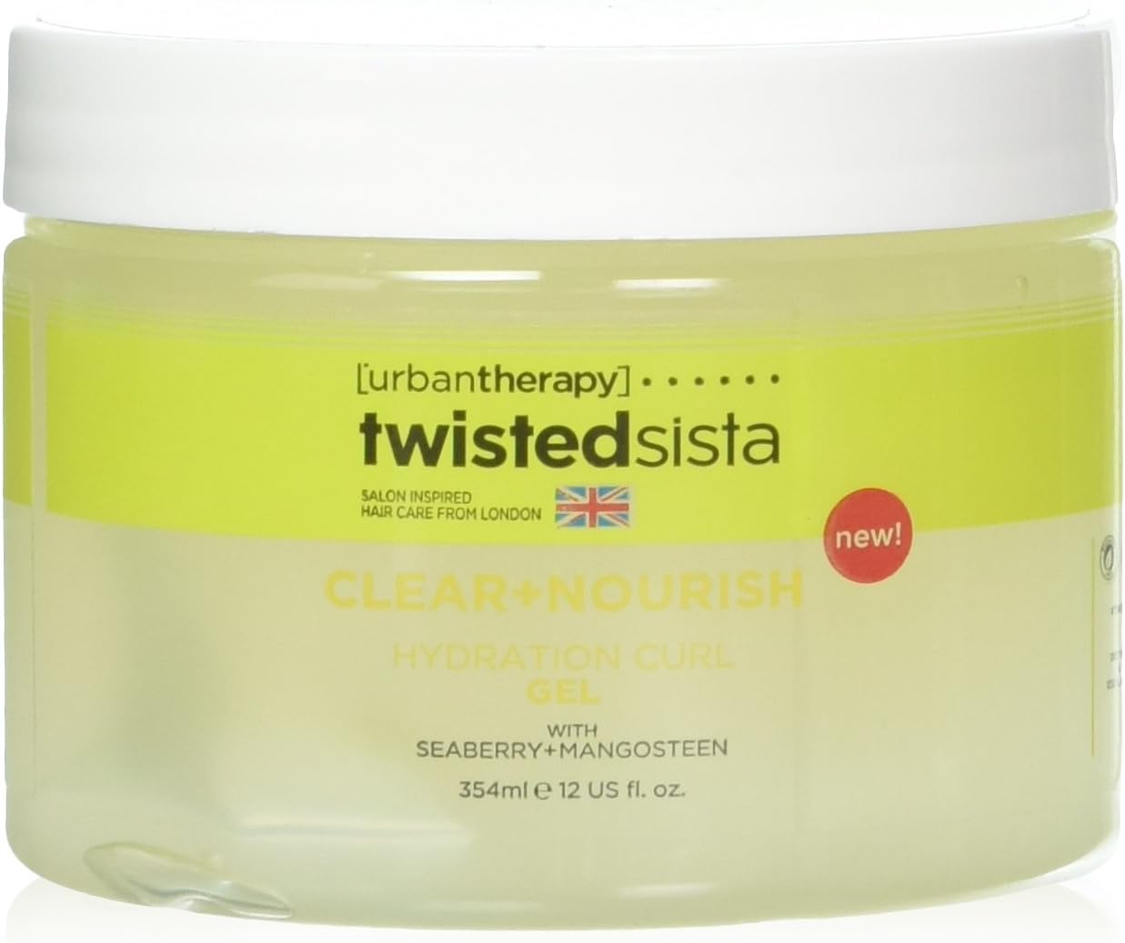 Twisted Sista Clear + Nourish Pure Hydration Curl Gel, 12 Ounce