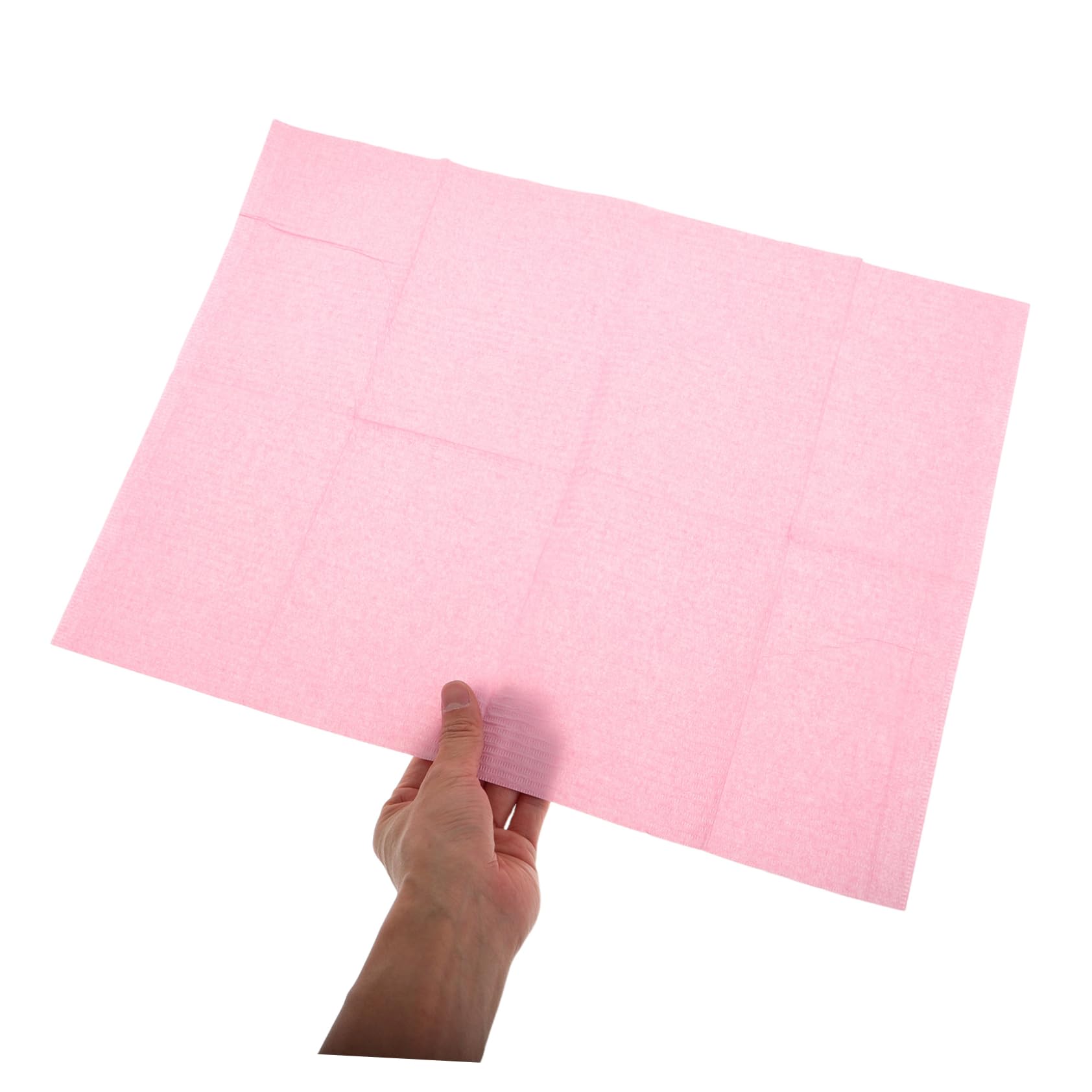 FRCOLOR Tappetini per Unghie Monouso Impermeabili e Resistenti All’olio 125 Pezzi, Non Tessuto Rosa per Salone di Manicure | Oleorepellente, per Manicure e Salone Unghie, Fogli per Tavolo Pratici
