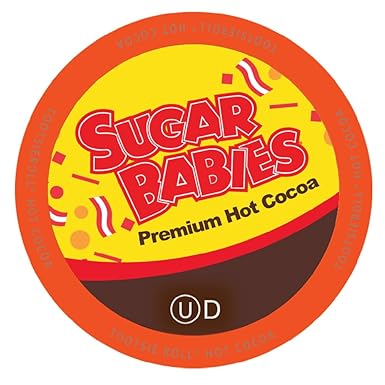 Sugar Babies Caramel Flavored Hot Chocolate Pods, Compatible with 2.0 K-Cup Brewers, 40 Count - Gooey Caramel and Velvety Chocolate