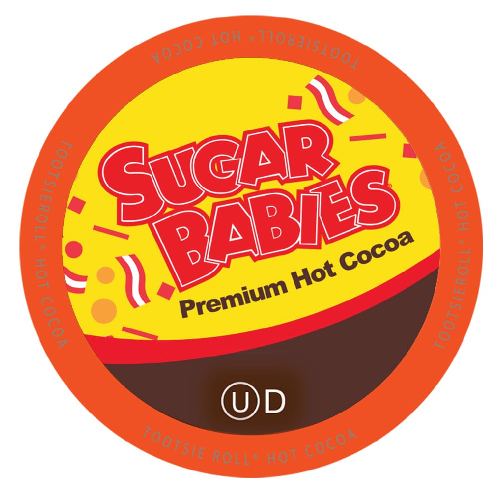 Sugar Babies Caramel Flavored Hot Chocolate Pods, Compatible with 2.0 K-Cup Brewers, 40 Count - Gooey Caramel and Velvety Chocolate