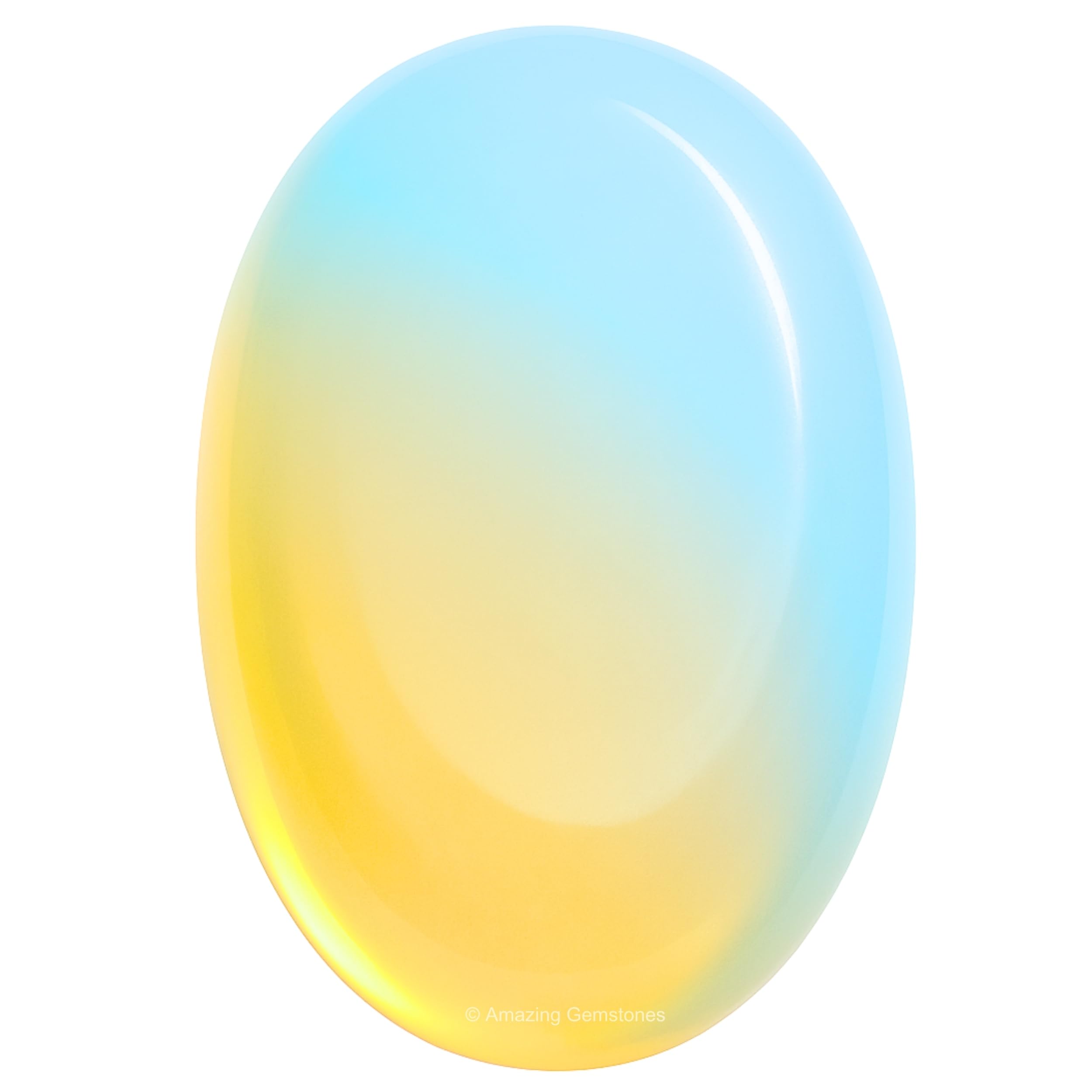 Amazing Gemstone Opalite Crystals and Healing Stones - Large Palm Stone Crystals Piedra - Crystal for Good Luck, Balanced Positive Energy, Meditation - Unique Stocking Stuffers Gifts for Women, Men