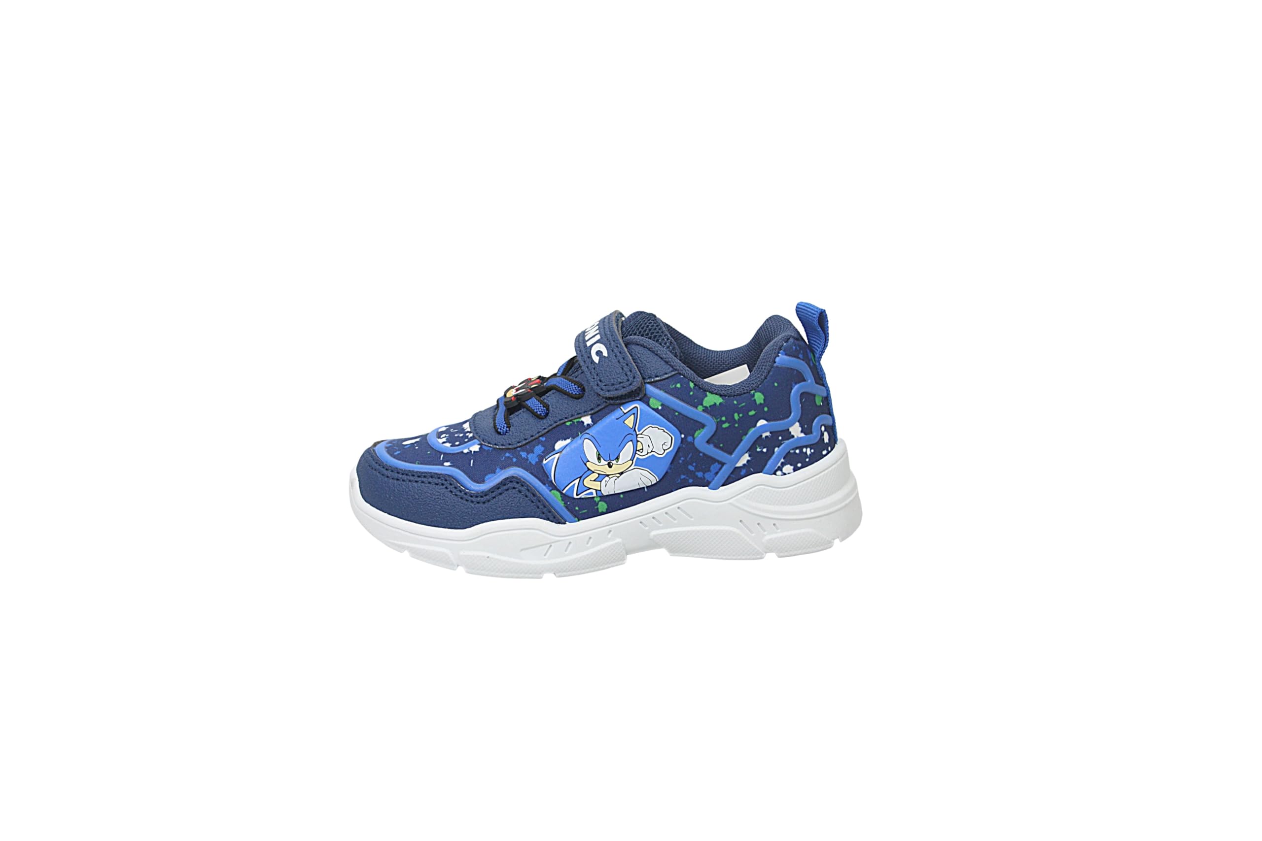 Sonic The Hedgehog Scarpe da ginnastica per bambini, blu, per camminare, correre, atletica, scarpe sportive
