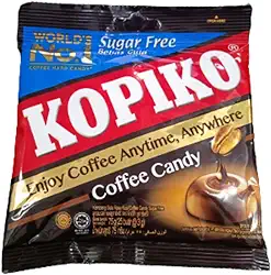 BALA KOPIKO CAFÉ SEM AÇÚCAR | KOPIKO SUGAR FREE | CANDY DOS DORAMAS | DIET | PACOTE 75G MAYORA