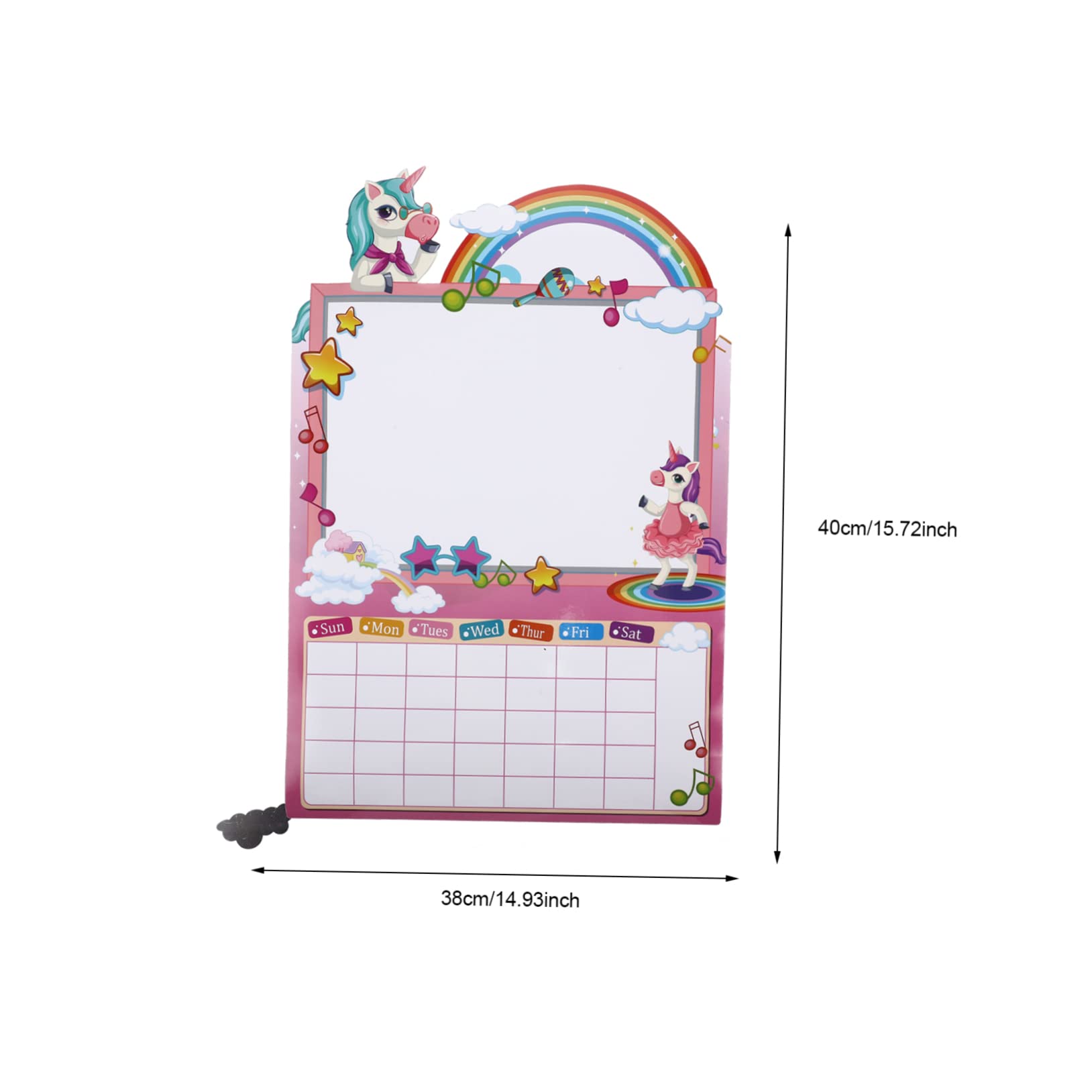 MAGICLULU 5 Set Bloc Notes Lavagna Da Cucina Adesivi Del Programma Di Pianificazione Adesivo Magnetico Mini Lavagna Bianca Frigo Magneti Mini Frigo Per Bambini Colorful Magnete in Gomma