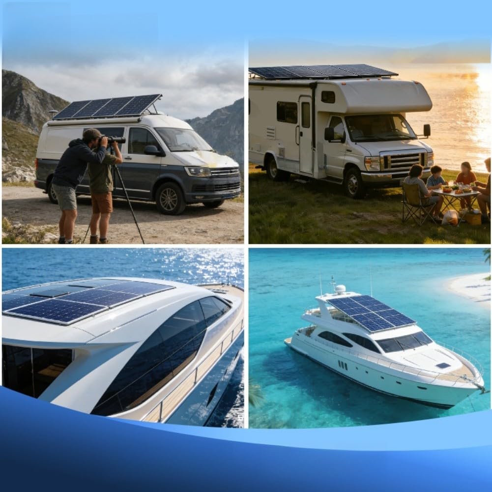 Staffa di montaggio per pannello solare in acciaio inossidabile 304, regolabile per pannelli da 30/33/35/40 mm, kit di hardware per barca, camper e yacht