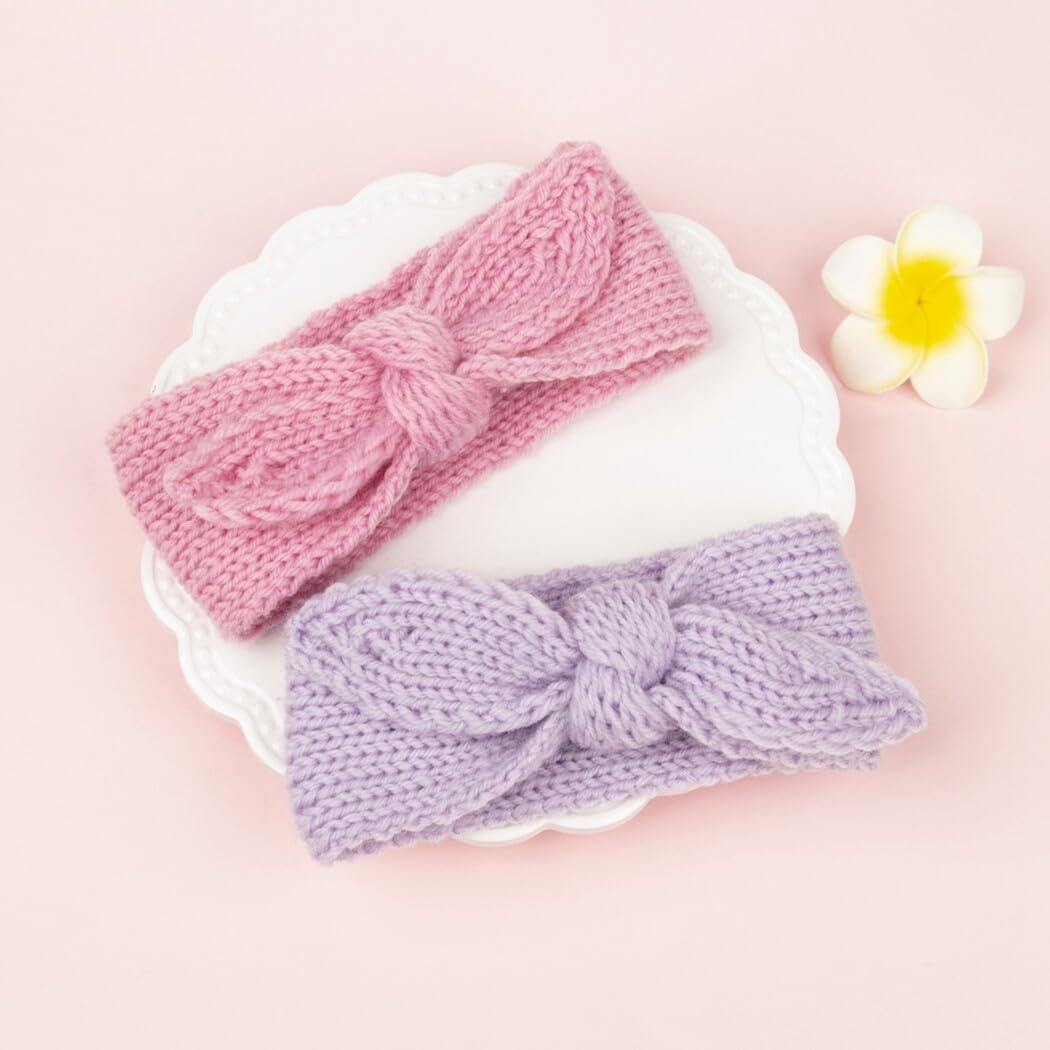 Turbante elástico para bebés: 4 accesorios para el pelo para diademas de punto para bebé