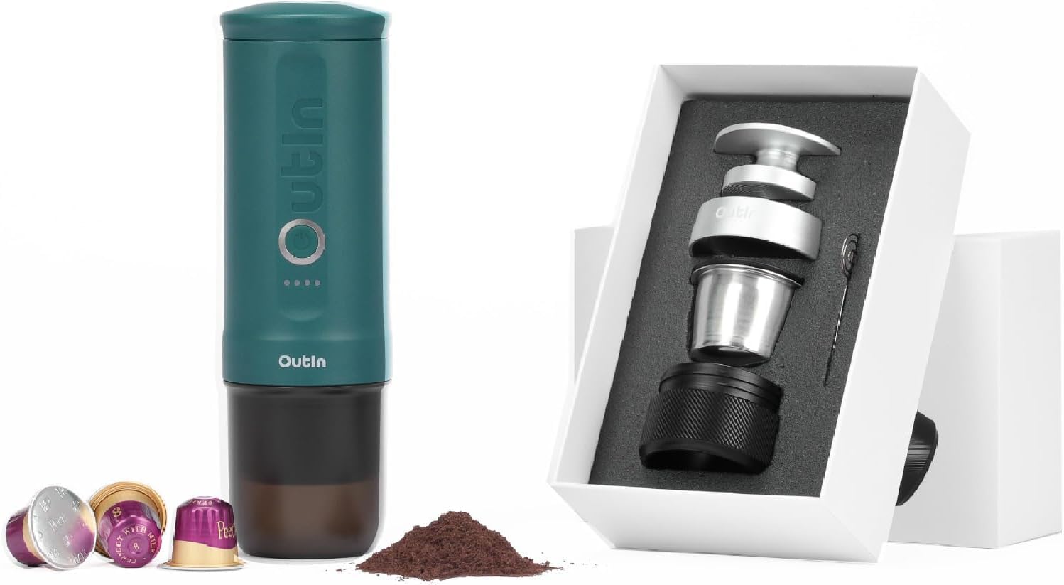Amazon.com: OutIn Nano Complete set Portable Espresso Machine with
