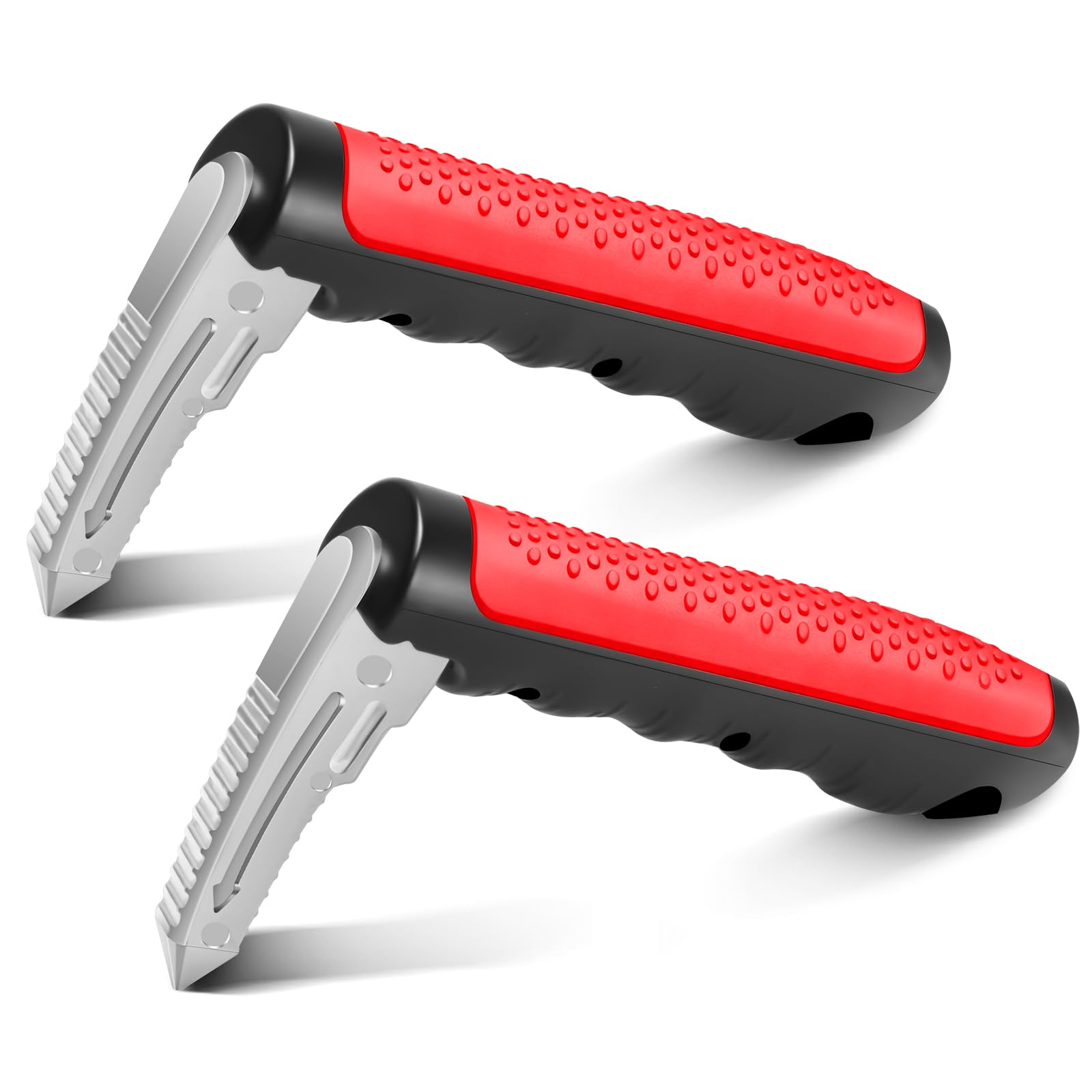 Kaiedos Car Door Handle for Elderly, 3-in-1 Car Handle Assist for Seniors, Portable Auto Cane Vehicle Support Handle, 500 lbs Capacity, Non-Slip Door Assist Bar (Red)