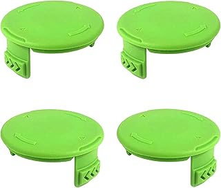 3411546A-6 Trimmer Replacement Spools Cap Covers for Greenworks 21332 21342 24V 40V 80V Cordless Weed Eater String Trimmer Accessories, 4 Pack…