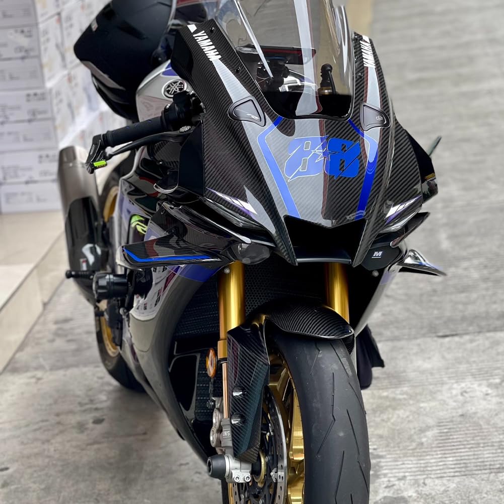 Amazon.com: Motorcycle Front Spoiler Wing, for Yamaha R1 / R1-M