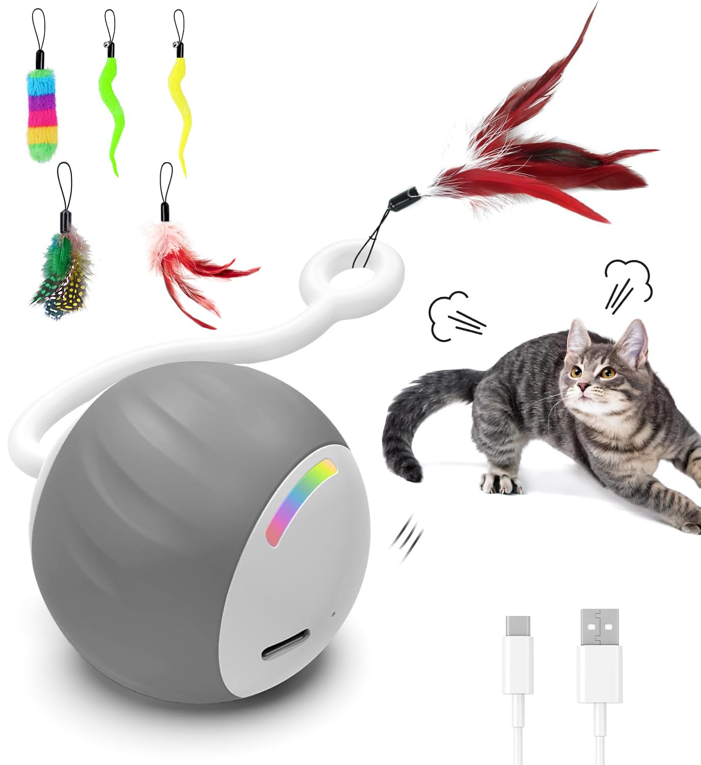 GOGODOGYA Cat Toys Ball