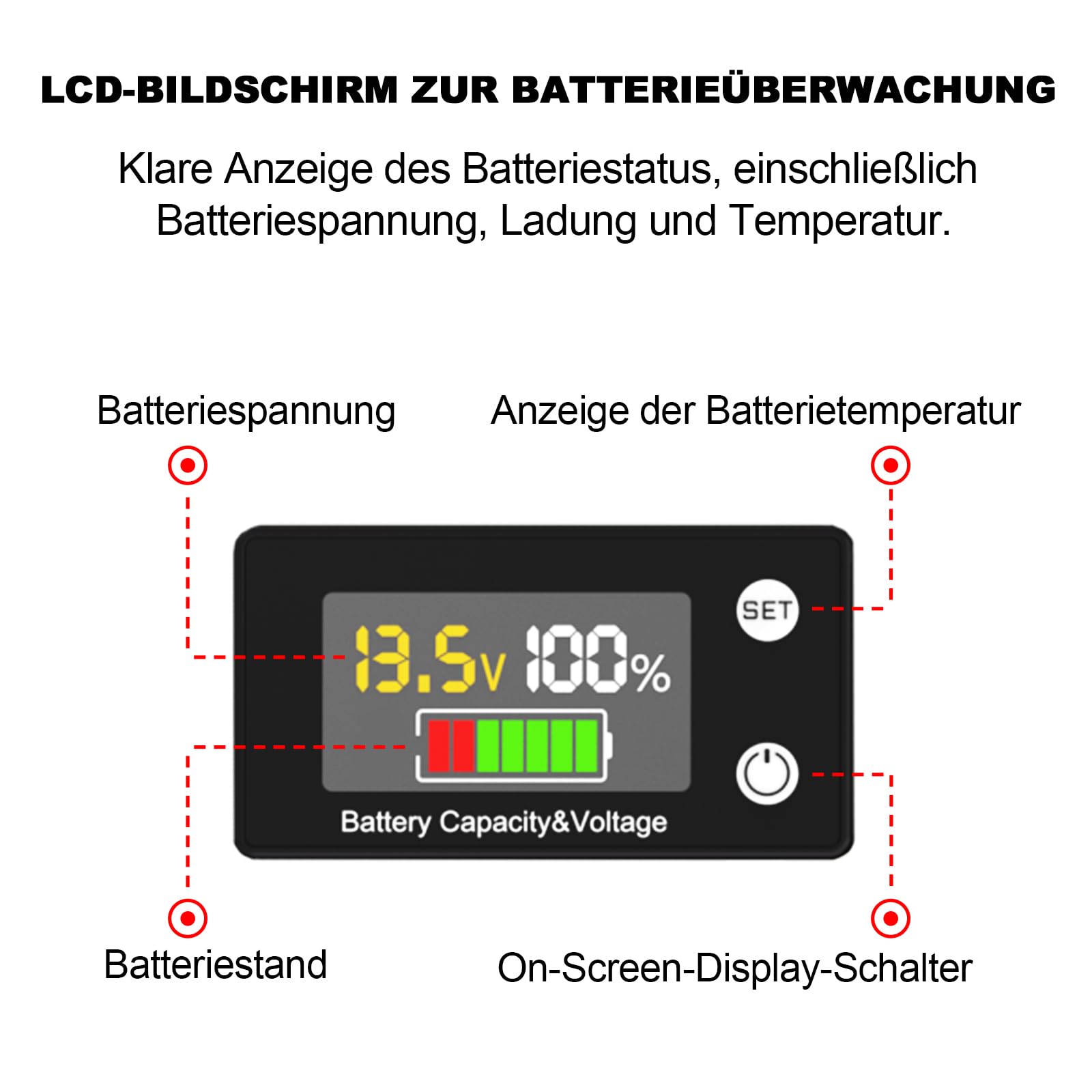 Batteriebox mit USB und Anderson Stecker, 12V wasserdichte Smart Batteriebox für Boot, Trolling Motor, Outdoor Camping, RV (BM001)