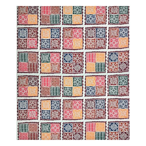 Image of JAIPUR PRINTS 100% Cotton Bedsheet for Double Size Bed with 2 Pillow Covers Rajasthani Jaipuri Printed 90x100 inch 235x215 cm (Brown)